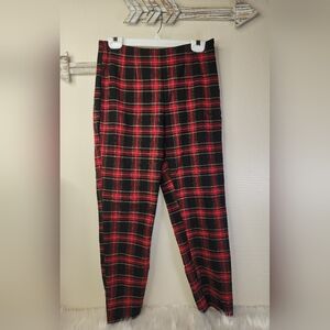 Woman's 12 Time And Tru Plaid Pants